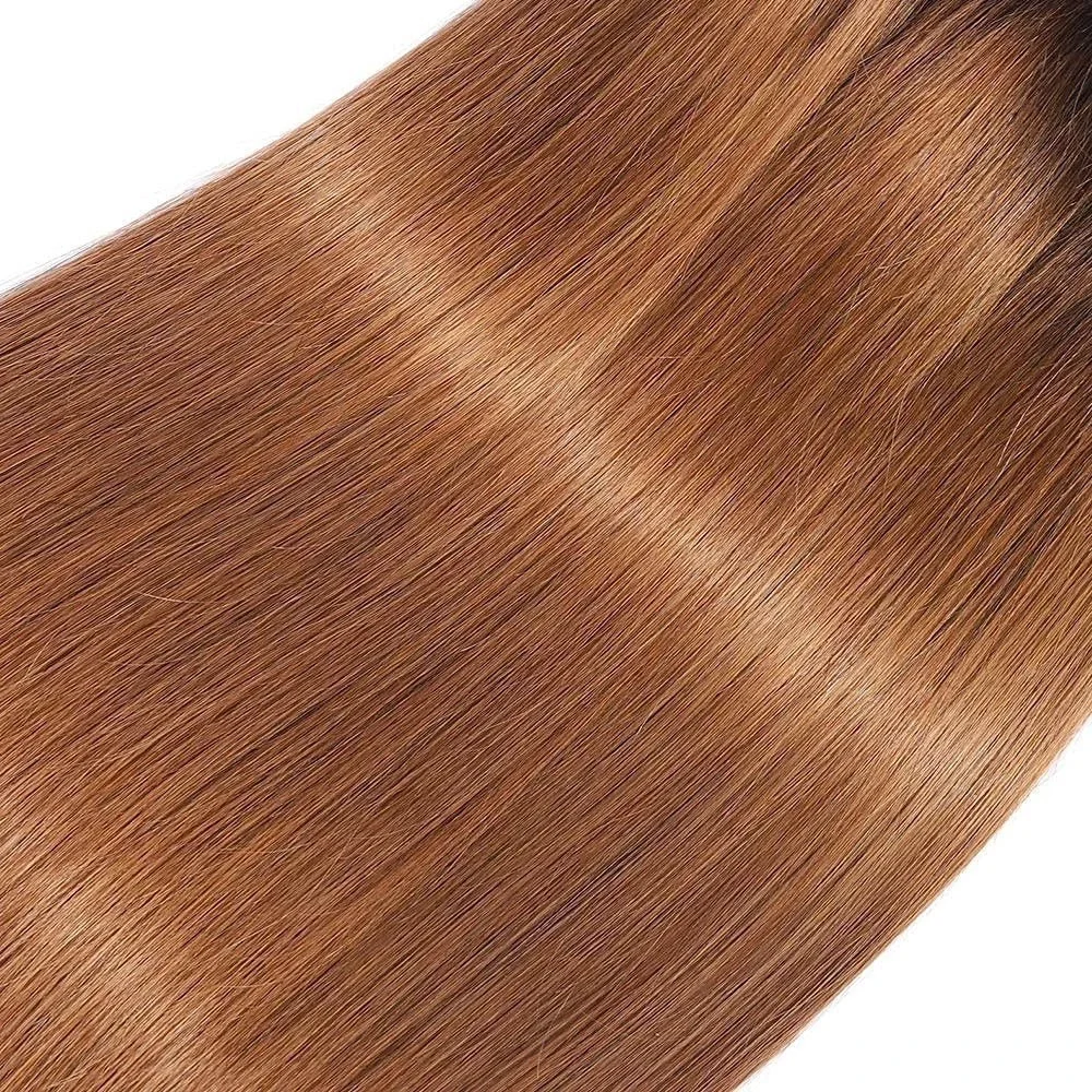 Brown Bundles Human Hair #30 Straight 12 14 16 100% Virgin Brazilian Remy Hair